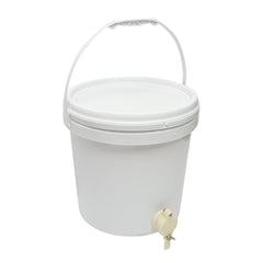 MŰANYAG MÉZLETÖLTŐ TARTÁLY, 20 LITER, CSAPPAL