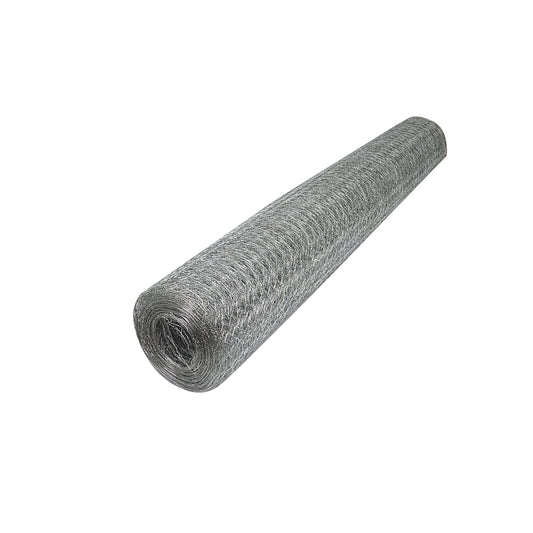 Horganyzott fonott kerítés, hossz: 20 m, magasság: 100 cm, 19 mm szemmérettel, elkerítéshez