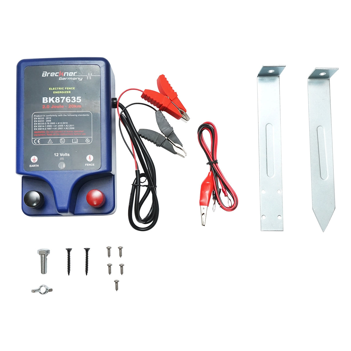 Impulzusgenerátor 12v max 2 joule 20km elektromos kerítéssorompóval Breckner Germany