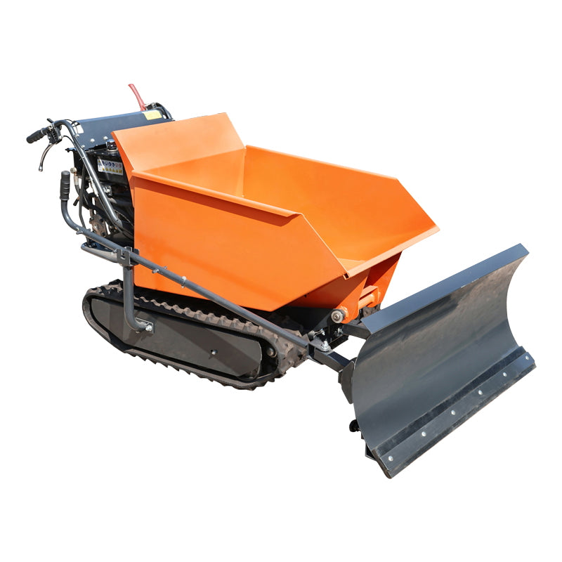 Motoros talicska, 9 LE, elektromos indítással, lánctalpas kivitelben, hótolólappal, max. teherbírás 500 kg, Breckner Germany