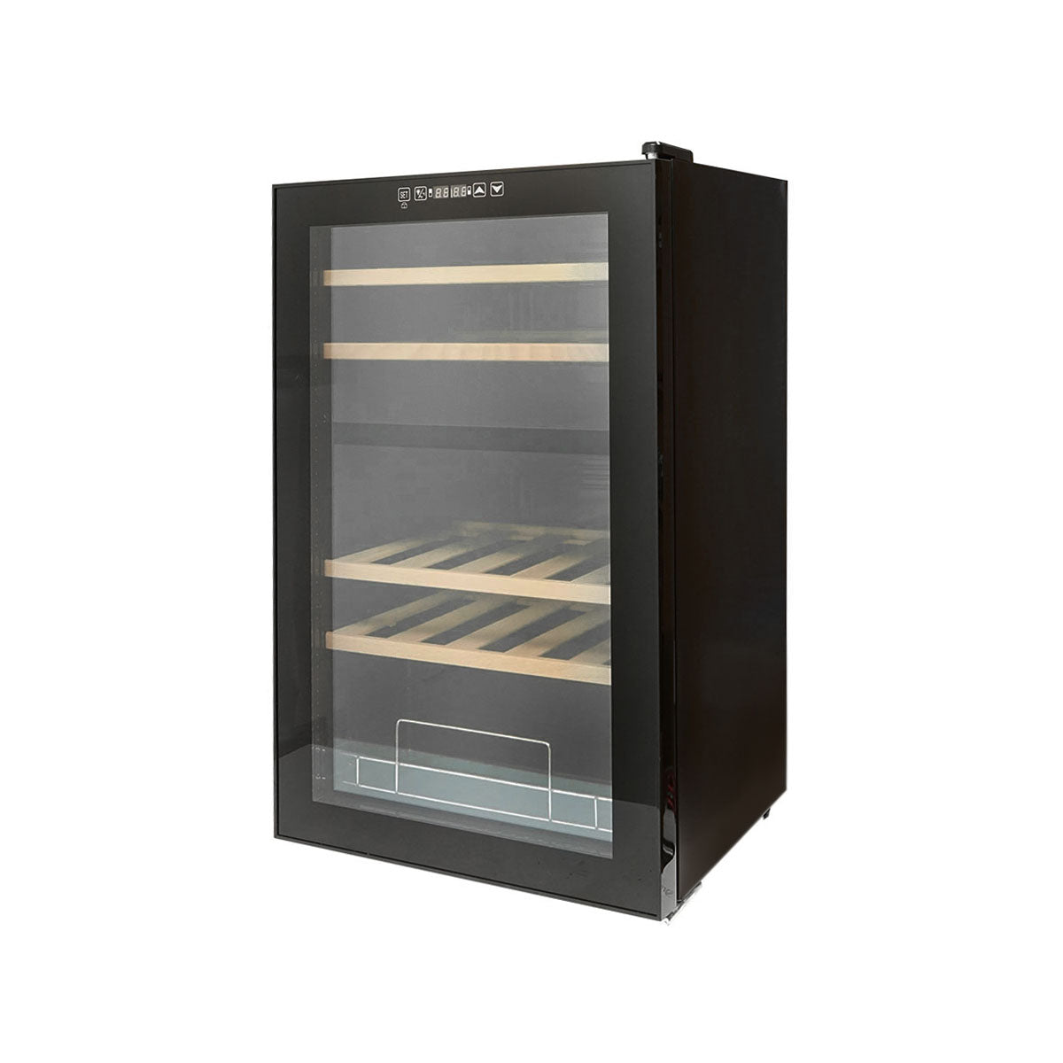 Borhűtő 33 palackhoz, 4 fa polccal, 88L, 220V