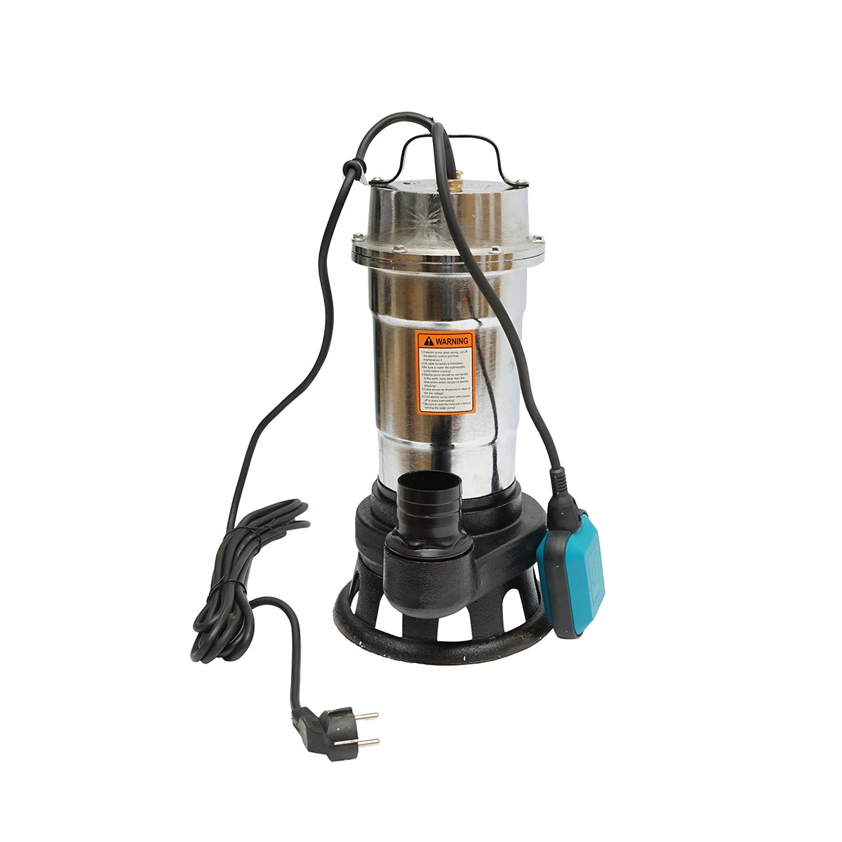 Búvár szivattyú szenyvízhez, úszóval 1000W, 380L/min, 12m magas, 220V Breckner Germany