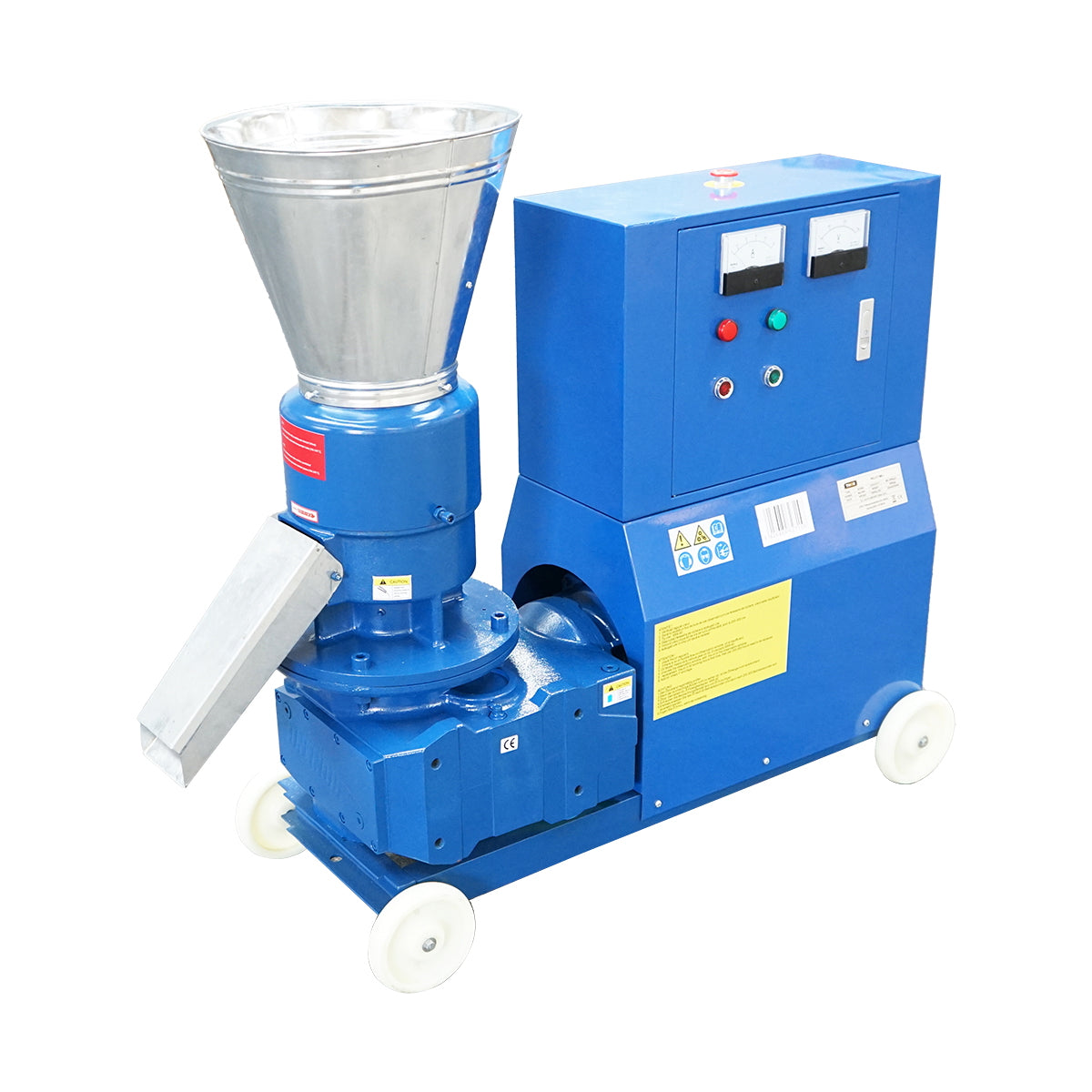 Takarmánygranuláló, gabonaprés, 11KW, 380V, 6 mm-es matricával, max. teljesítmény 500 kg/h
