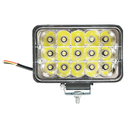 LED reflektor lámpa, 15 LED 2 fázis 10-30V 45W fényszórási szög 30