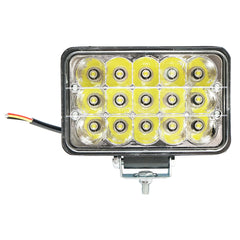 LED REFLEKTOR LÁMPA, 15 LED 2 FÁZIS 10-30V 45W FÉNYSZÓRÁSI SZÖG 30
