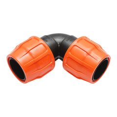 Layflat egyenes könyök idom, D3x3 col, PN6, öntözőrendszerekhez