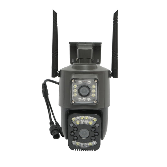 Okos felügyeleti kamera, P2P WIFI 2.4G, mozgásérzékelő, emberi jelenlét felismerés, éjjellátás, PTZ, 355° forgás, V380 Pro alkalmazás