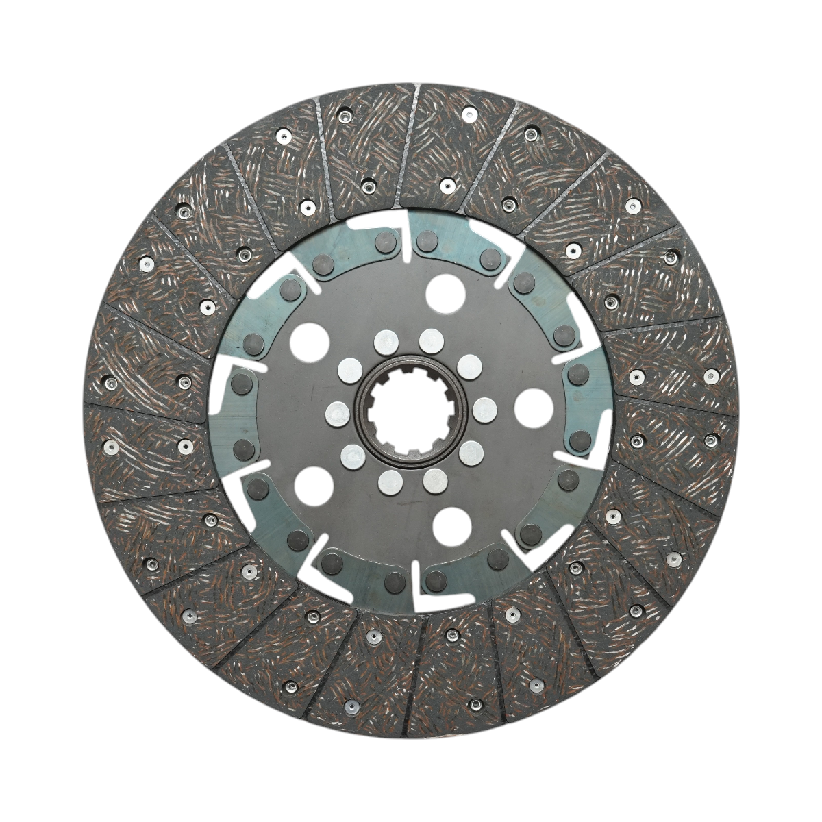 Kuplungtárcsa New Holland, Ford gépekhez, Ø330 mm, Z=10, OEM kód: E3NN7550DA, 333008710, 1864600304, 333003210, 82011594, 83937184, 87554548, FNN7550A, 81826679, 81864816, 82004599, 82011593, 83919100, 83983642