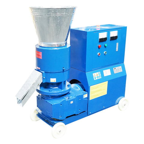 Takarmánygranuláló, gabonaprés, 15KW, 380V, 6 mm-es matricával, max. teljesítmény 250 kg/h