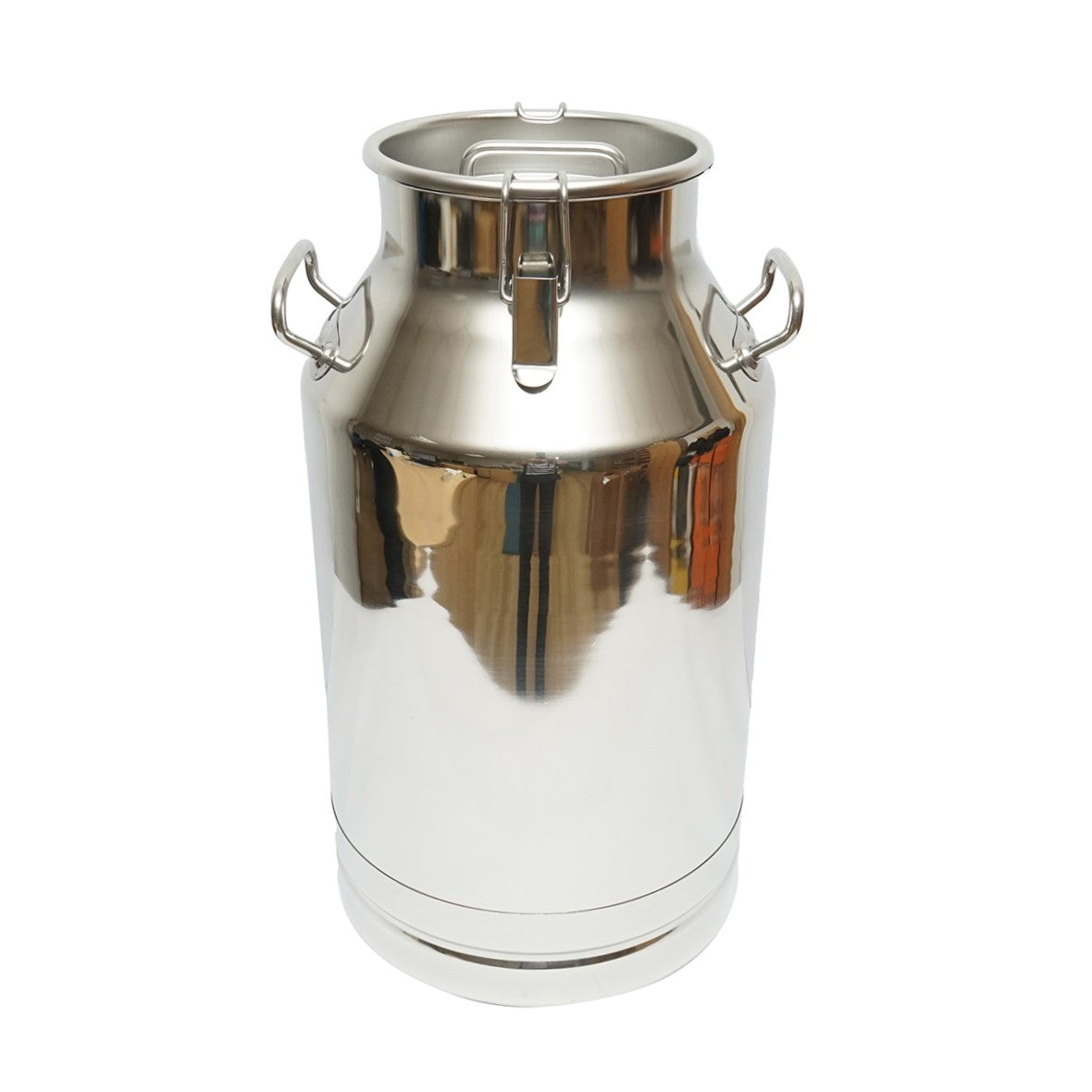 Rozsdamentes acél tejtartály fedéllel, 40 L, tehénfejő géphez, Breckner Germany
