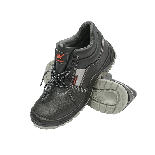 Védőbakancs, 46-os méret, acél lábujjvédővel és talplemezzel, típus: 5003