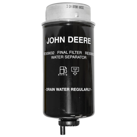 Üzemanyagszűrő vízleválasztóval John Deere-hez, OEM kód: P551422, WK8145, XN612, SN70197, RE509032, Breckner Germany