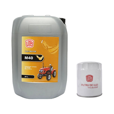 MOTOROLAJ- ÉS SZŰRŐCSERE CSOMAG M40 20L, UTB U-650 TRAKTORHOZ