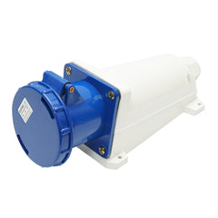 Ipari falon kívüli aljzat, egyfázisú, 63A, 250V, IP67, 6H, Suntree