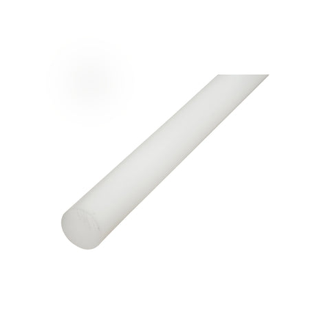 POLIAMID, POLI-OXIMETILÉN (POM) FEHÉR RÚD, 1000X110MM, 14.6 KG