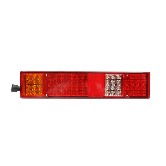 Hátsó LED féklámpa, 24V, csatlakozóval, 5 funkcióval, 404x95x80 mm, Breckner Germany