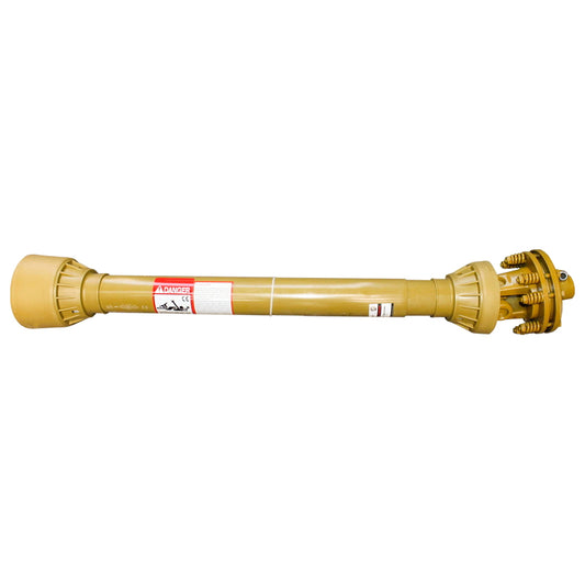 Kardántengely 1200 mm, T5, kéttárcsás kuplunggal, kereszt 30,2x80 mm, háromszög alakú csővel, 1 3/8" Z=6