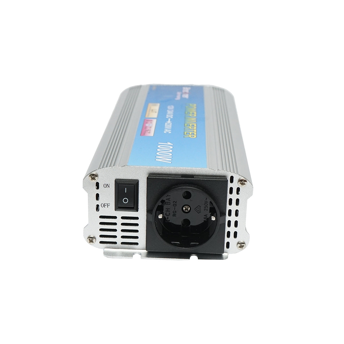 INVERTER FESZÜLTSÉG 1000W. 12V/24V - 220V MÓDOSÍTOTT SZINUSZ HULLÁM 241X95X55MM BRECKNER GERMANY