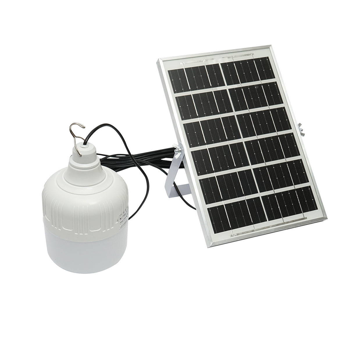 LED lámpa 50W, 6500K, 3W polikristályos napelemmel és távirányítóval IP20 Breckner Germany