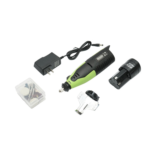 HORDOZHATÓ ELEKTROMOS LÁNCFŰRÉSZ LÁNCÉLEZŐ 12V, 55W, 20000 RPM LI-ION 2000MAH AKKUMULÁTORRAL