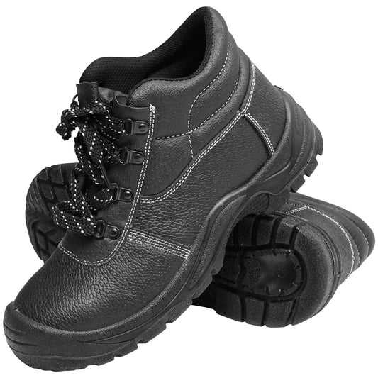 Védőbakancs, 40-es méret, acél lábujjvédővel és talplemezzel, típus: 5001