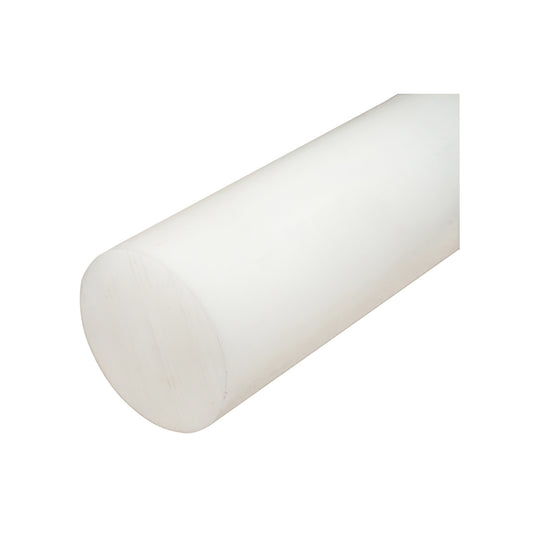 Poliamid, poli-oximetilén (POM) fehér rúd, 1000x80mm, 7.65 kg