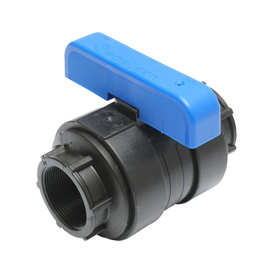 Kompressziós gömbcsap, belső menettel, D50x50 mm, PN10, öntözőrendszerhez