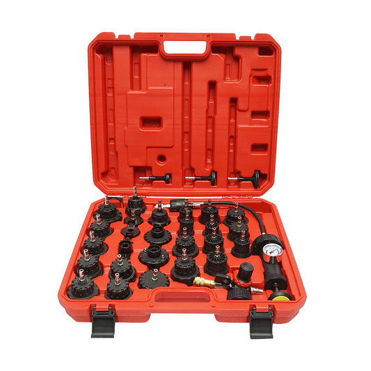 RADIÁTOR ÉS HŰTŐRENDSZER NYOMÁSMÉRŐ KÉSZLET 32 DARAB BRECKNER GERMANY