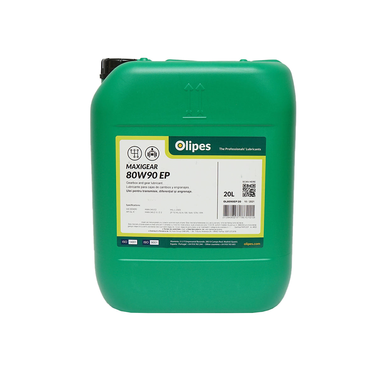 Olipes MAXIGEAR 80W90 EP GL-4 váltóolaj, 20L