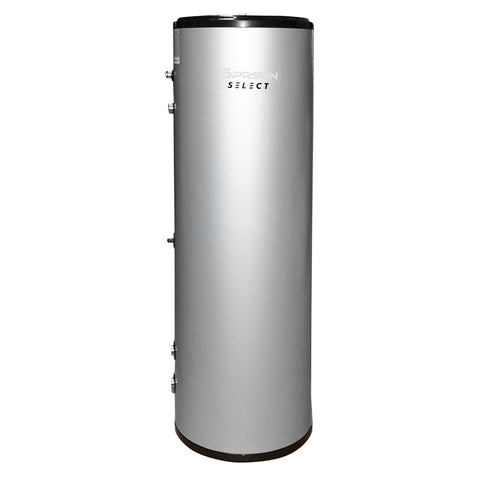 MELEGVÍZ-TÁROLÓ PUFFER TARTÁLY, 150L, NYOMÁS ALATTI, 3 KW, HŐSZIVATTYÚHOZ, MÉRET: 470X1470 MM, SPRSUN