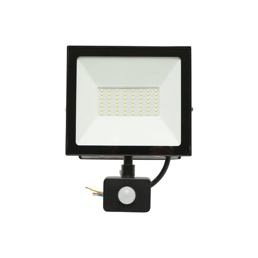 LED reflektor 50W, 4500 lm, 6400K, IP44, 220V–240V tápellátással, mozgásérzékelővel, Breckner Germany