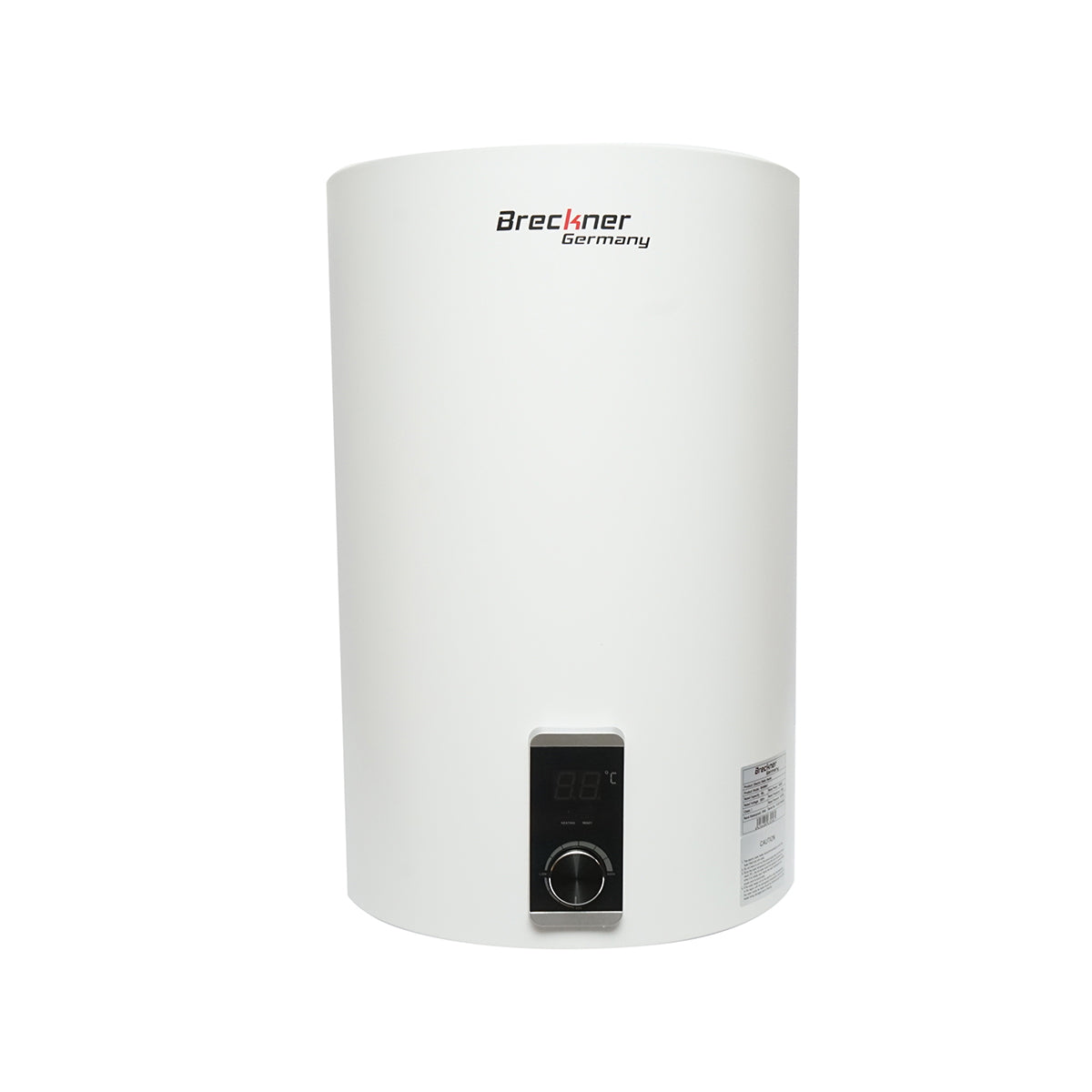 Elektromos bojler 50L, 1500W, IPX4, 390x646mm, függőleges beépítéssel, melegvízhez Breckner Németország
