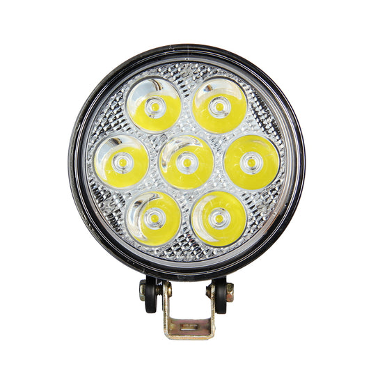 Lámpa, 7 LED-del, 10–30V, 21W, 60° sugárzási szög, flood típus, Breckner Germany