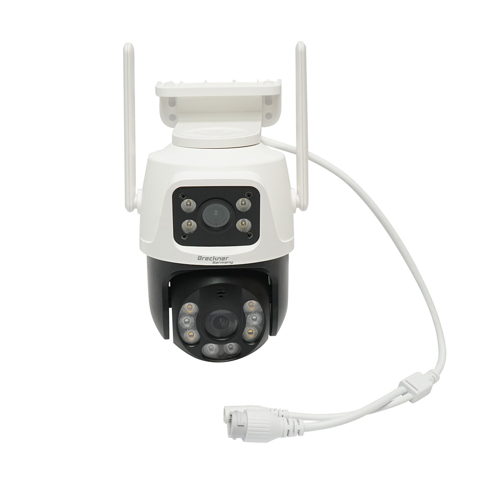 Felügyeleti kamera, dupla lencsés, 8 mp, p2p WIFI 4g 1080p, ptz, mozgásérzékelő, emberi jelenlét felismerés, v380 pro alkALMAZás