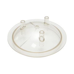 ÁTLÁTSZÓ FEDÉL 40 LITERES TARTÁLYHOZ, 3 KIMENETTEL, TEHÉNFEJŐ GÉPHEZ, BRECKNER GERMANY