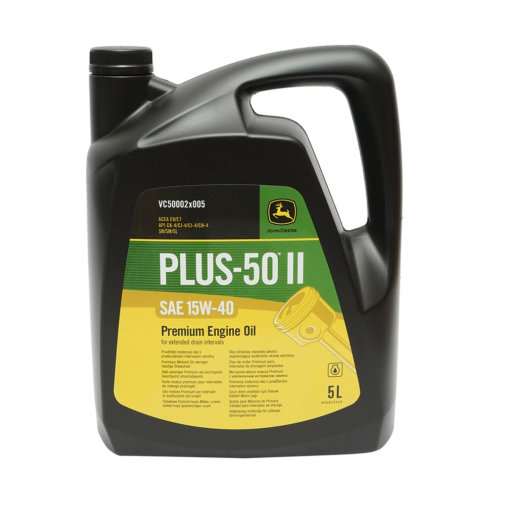John deere plus-50 ii 15w40 e9 motorolaj, 5l