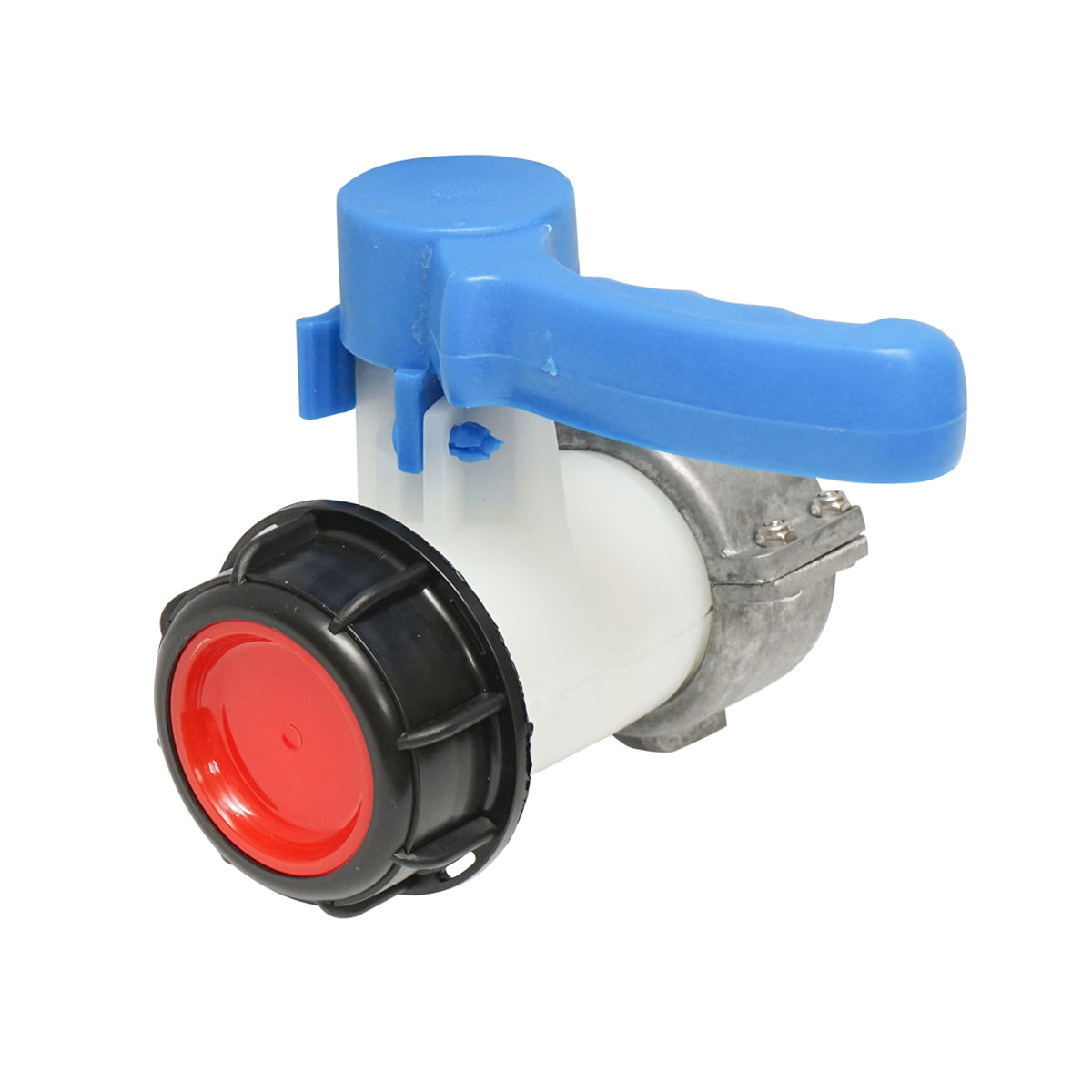 IBC tartály pillangószelep, S60x6 menettel, 62 mm, Autospeed
