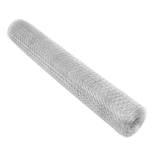 Fonott kerítésháló, horganyzott, hossz: 20 m, magasság: 100 cm, 25 mm szemméret, elkerítéshez, Breckner Germany