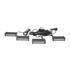 STROBOSZKÓPOS FÉNYHÍD KÉSZLET 6 LED-DEL, SÁRGA FÉNY 12V BRECKNER GERMANY