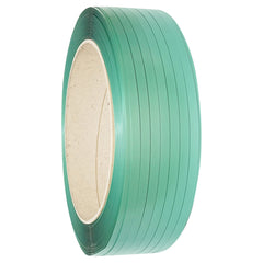 PET poliészter pántszalag, 19x0,8 mm, zöld, 1000 m/tekercs, Breckner Germany