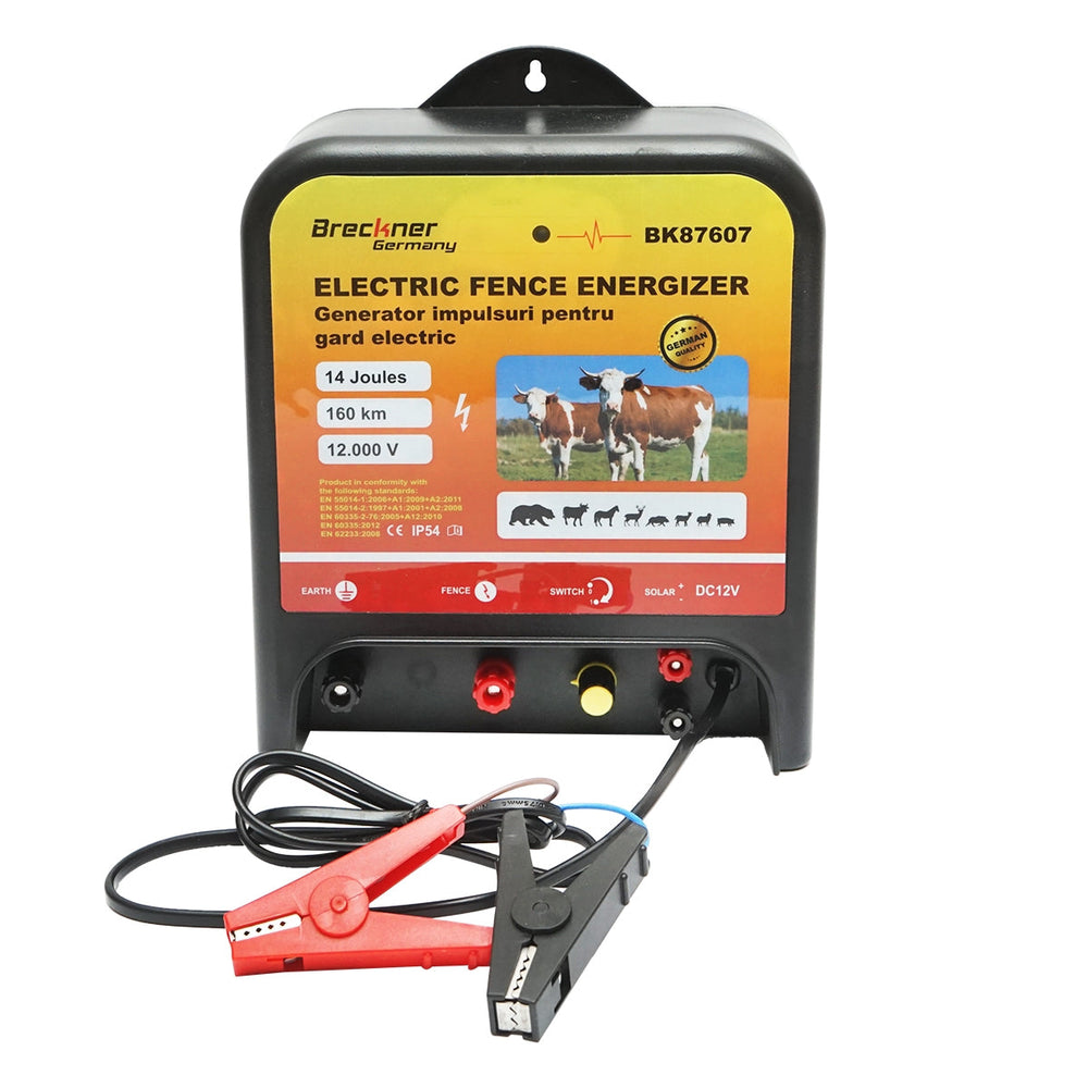 Impulzus generátor 12V, 14 joule, 160km elektromos kerítéshez BRECKNER GERMANY