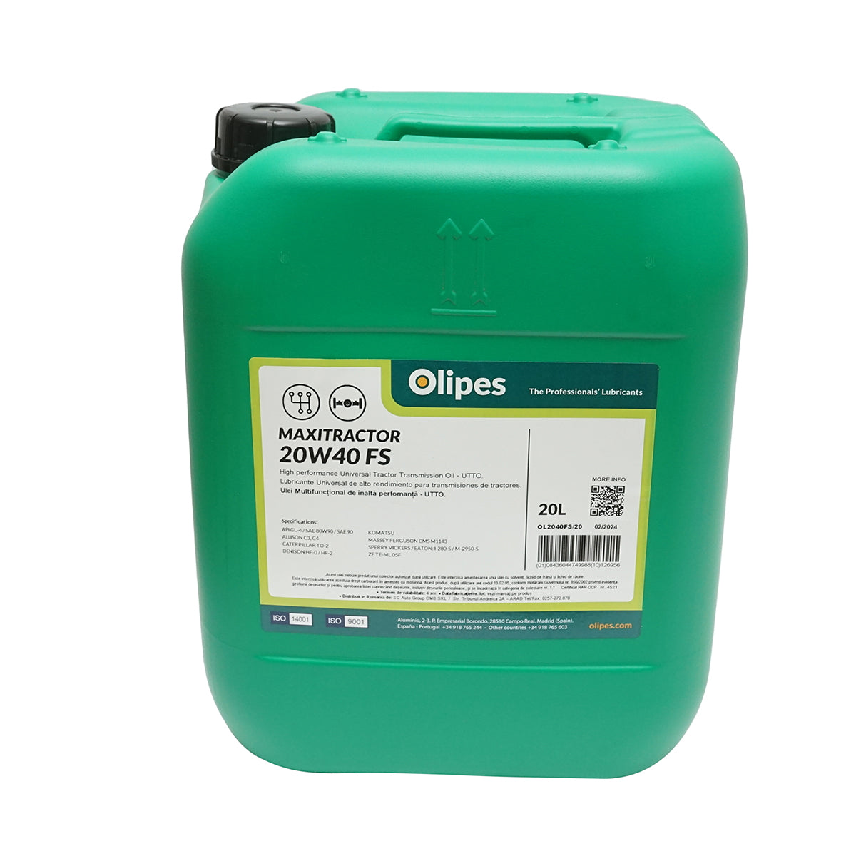 Motorolaj Olipes MAXITRACTOR 20W40 FS, 20L