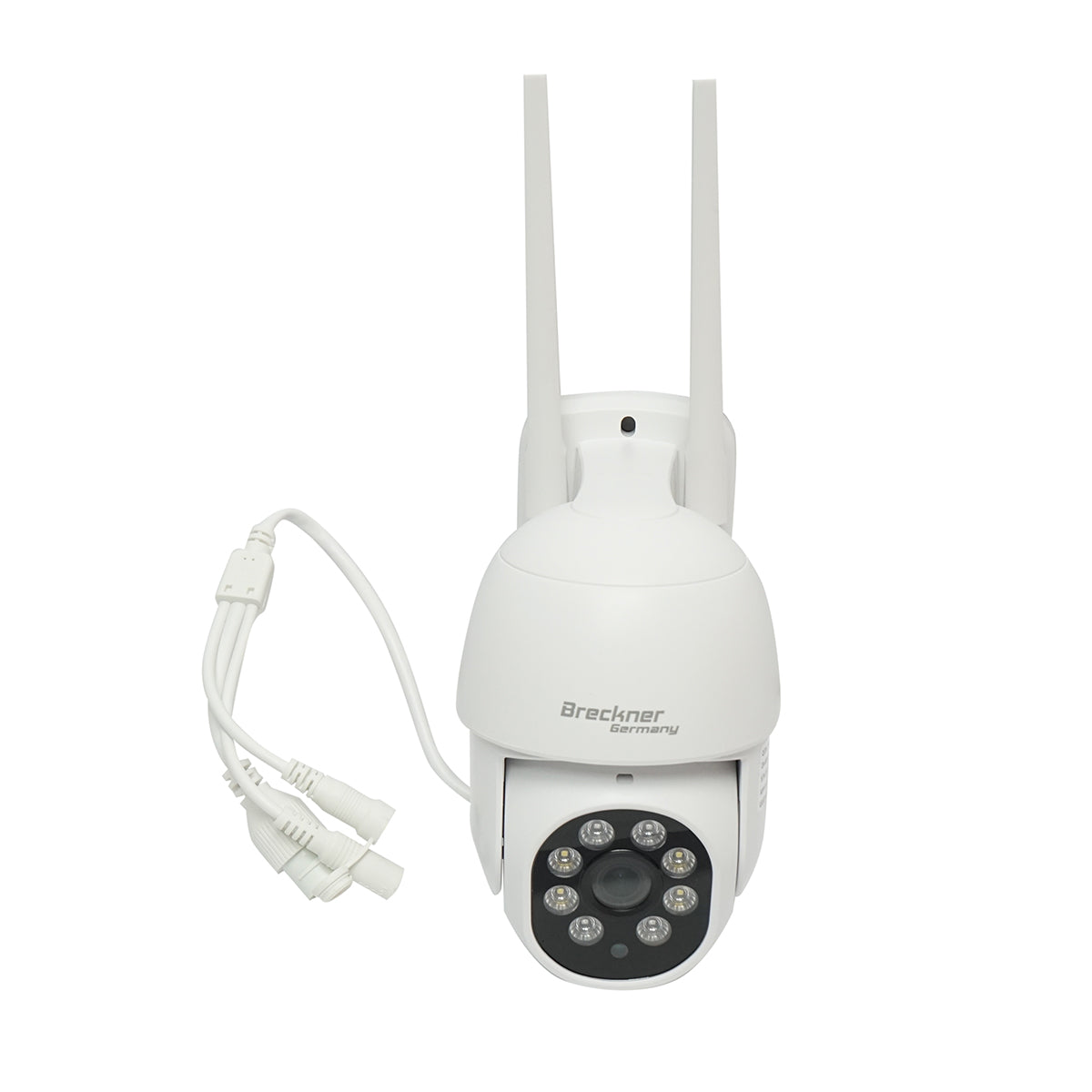 Felügyeleti kamera, dupla lencsés, 6 MP, P2P WIFI 2.4G, 360° PTZ, mozgásérzékelő, sziréna, emberi jelenlét felismerés, iCSee alkalmazás