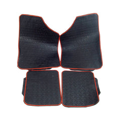 Univerzális gumiszőnyegek piros csíkkal, Dacia Loganhoz