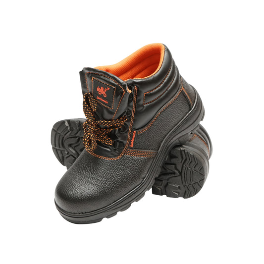 Védőbakancs, 42-es méret, acél lábujjvédővel és talplemezzel, típus: 5005