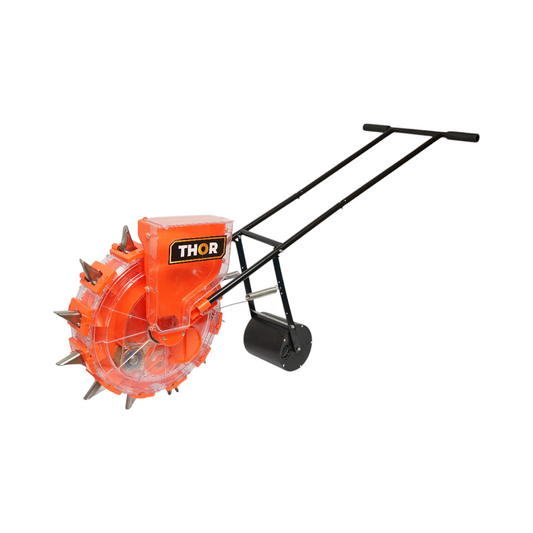 Kézi vetőgép, 12 tüskével, 6,5 cm vetési mélységgel – THOR