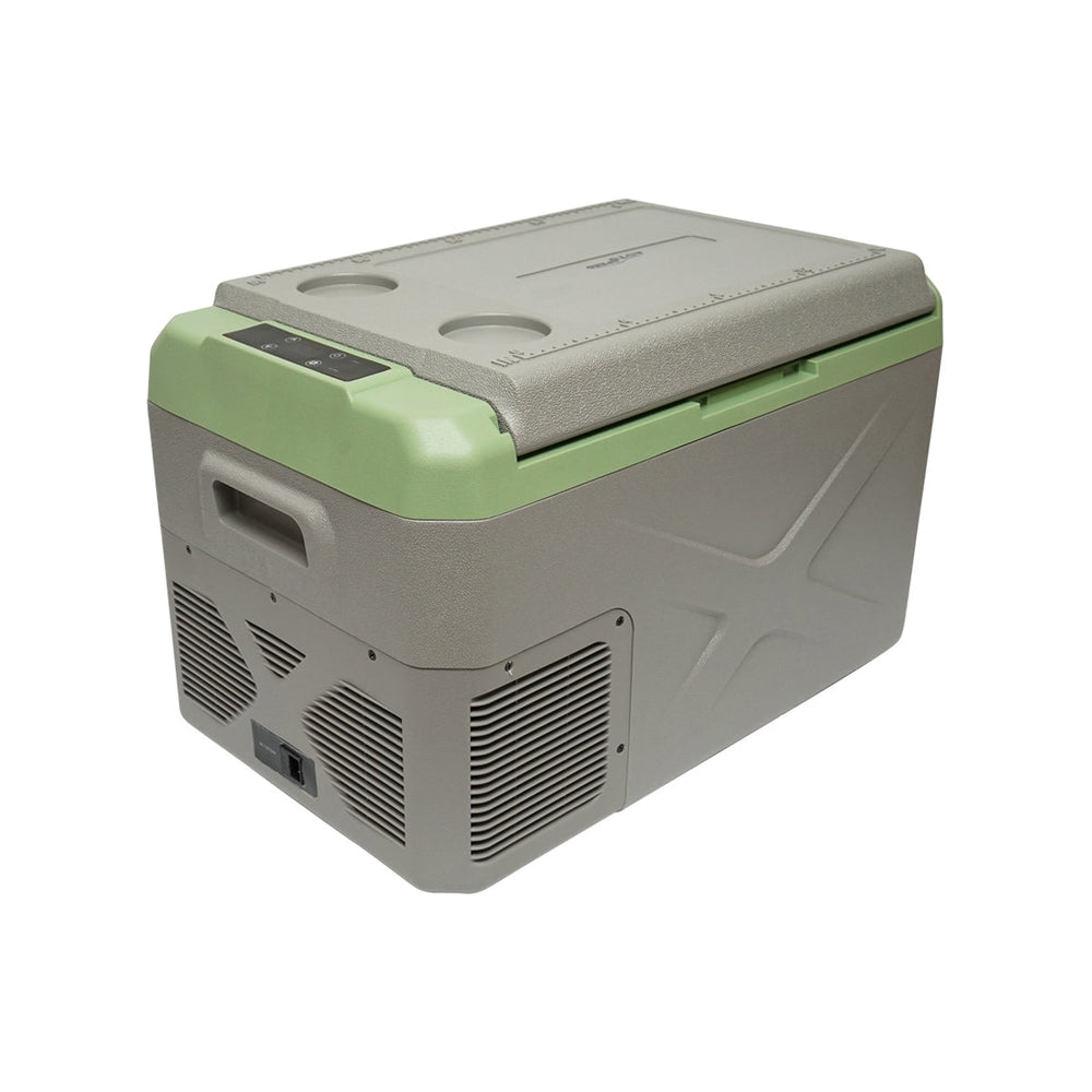Autóhűtő kompresszorral 28 literes kapacitással ellátási feszültség 12-24V min -20 max +20 autospeed