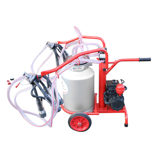 Tehén fejőgép 2 egységgel 40L alumínium tartály, vákuummal, Breckner Germany