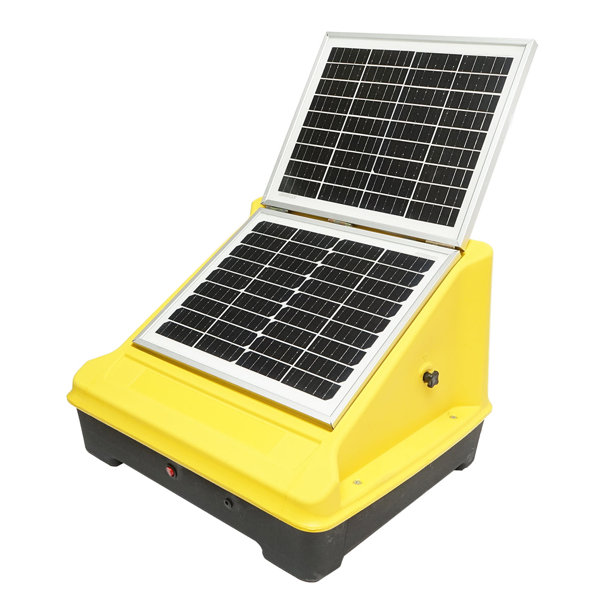 Elektromos kerítés impulzusgenerátor 10 Joule 25W-os napelemmel és 12V/25Ah akkumulátorral Breckner Germany