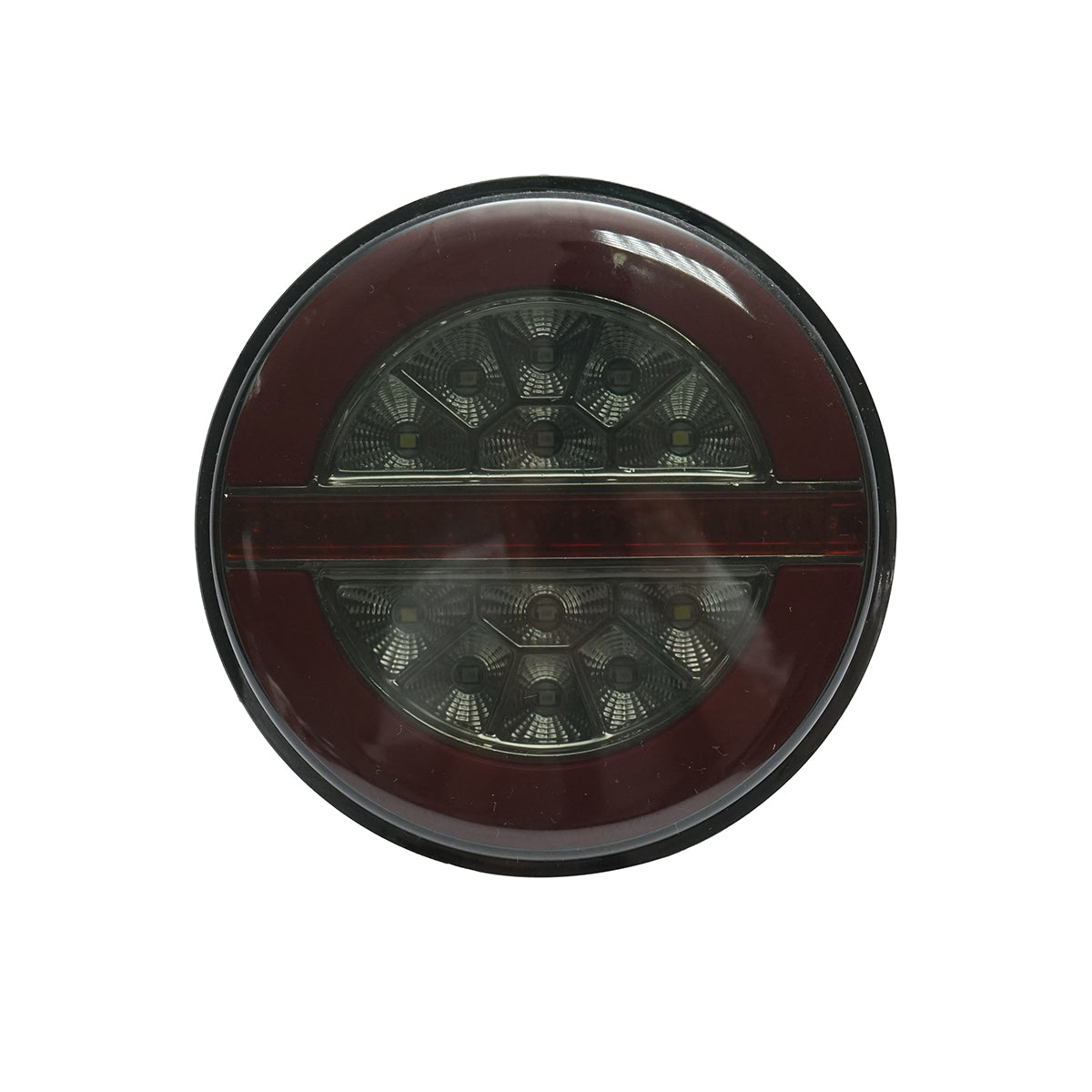LED NEON kerek hátsó féklámpa 12-24V 4 funkcióval 140x35mm Breckner Germany